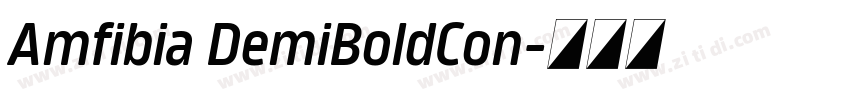 Amfibia DemiBoldCon字体转换